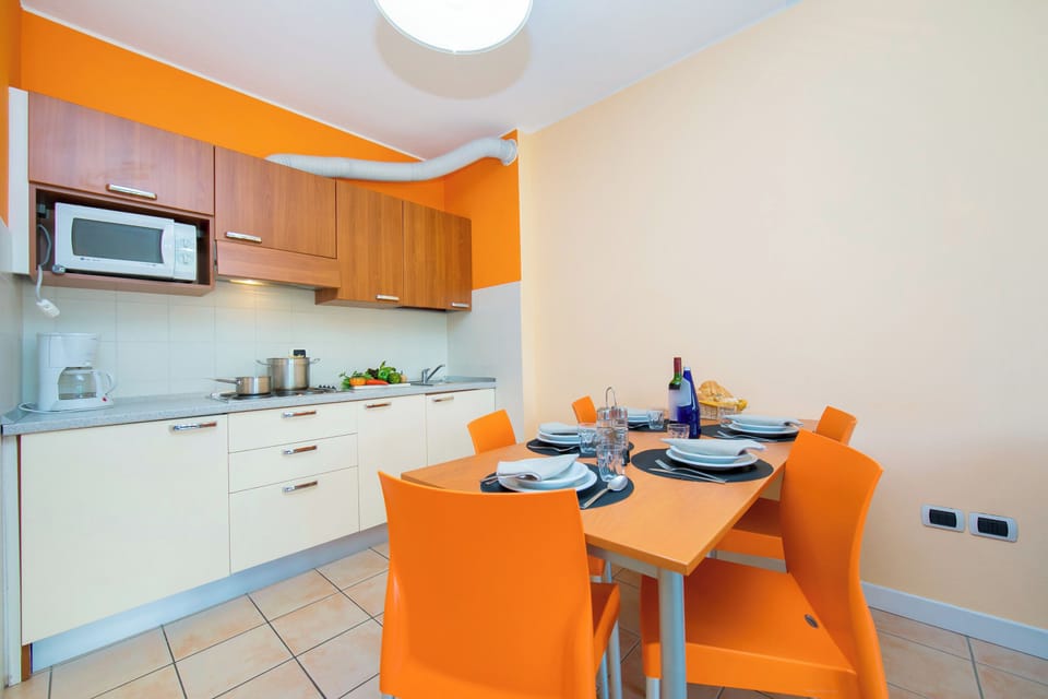 Kitchen and dining area