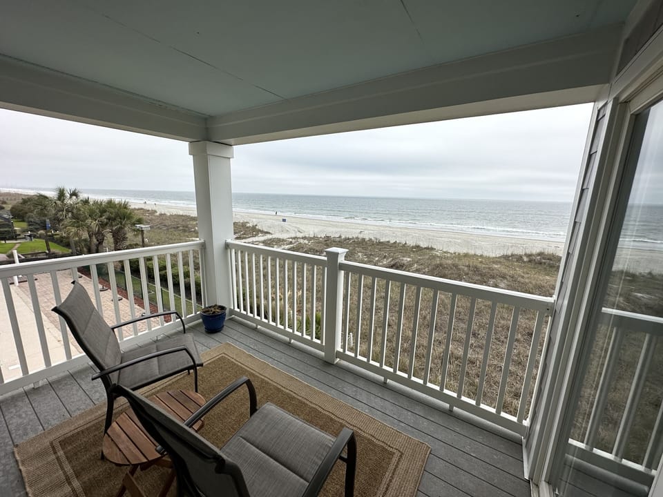 Amazing views from the corner balcony.  