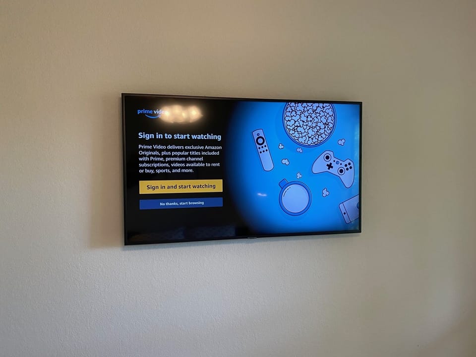 6 smart TV's throughout the home