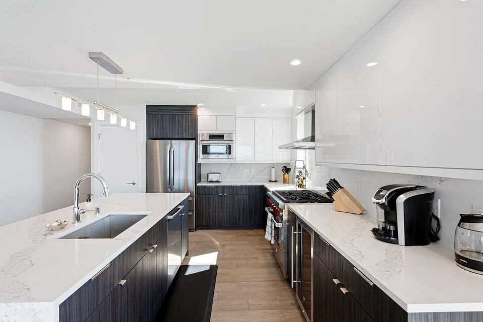 Tons of counter space for cooking