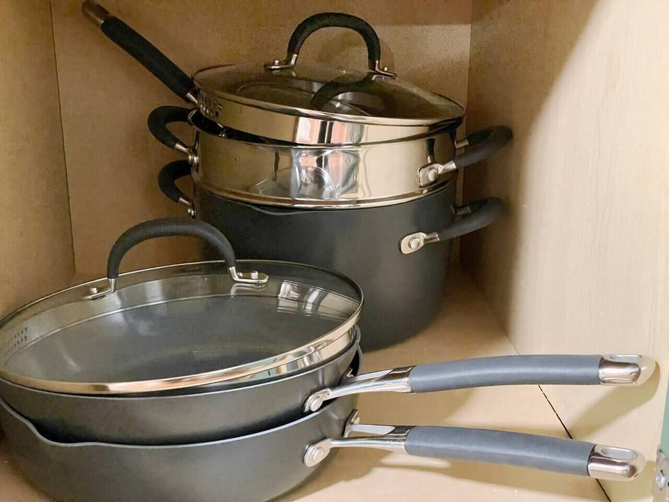 Kitchen is fully stocked