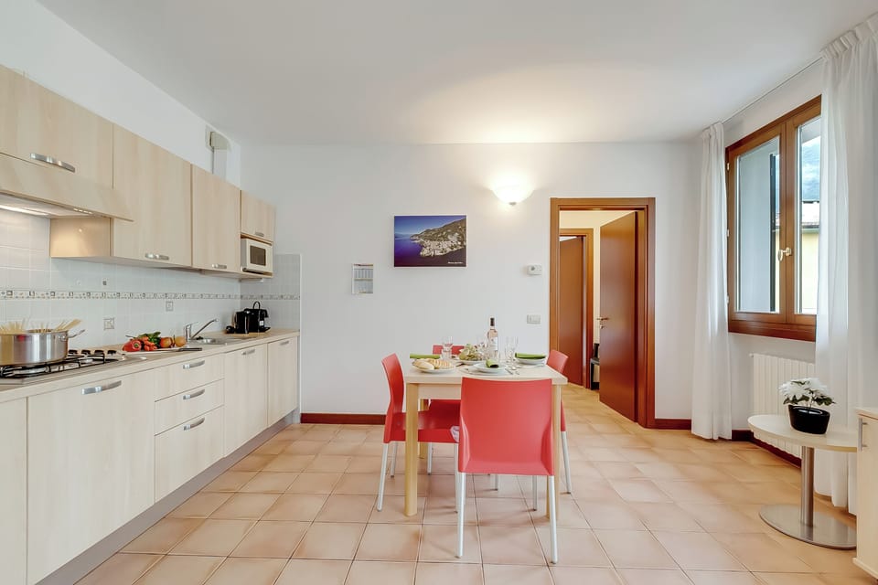 Kitchen and dining area