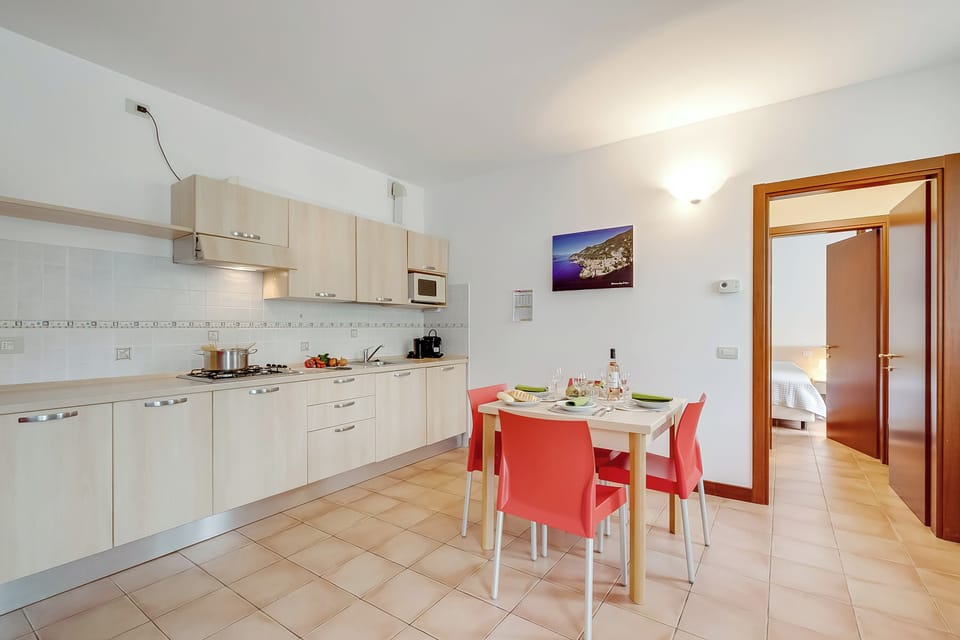 Kitchen and dining area