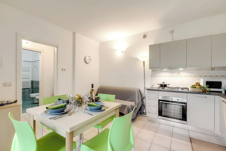 Kitchen and dining area