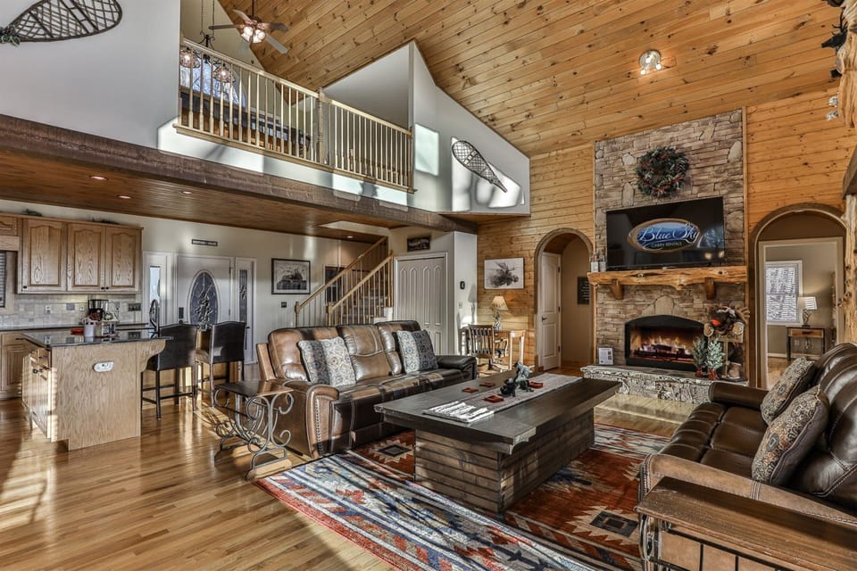 Inside Of Walnut Mountain Lodge 