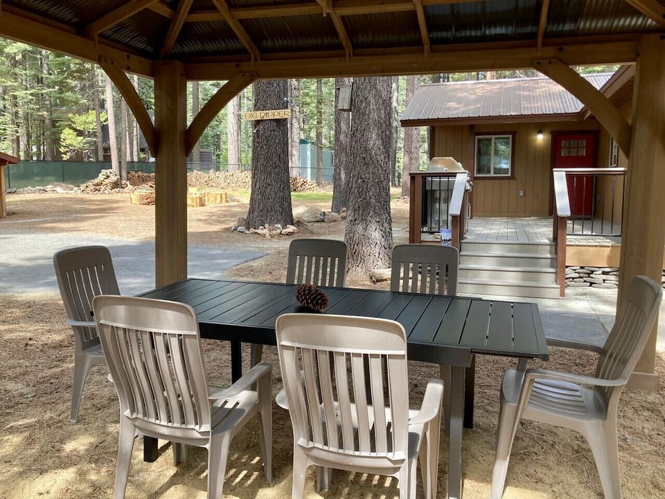 Lots of space for the kids to roam while adults can sit and relax.