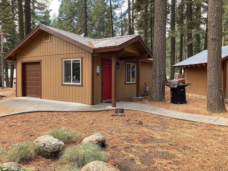 Private entrance and RV parking.