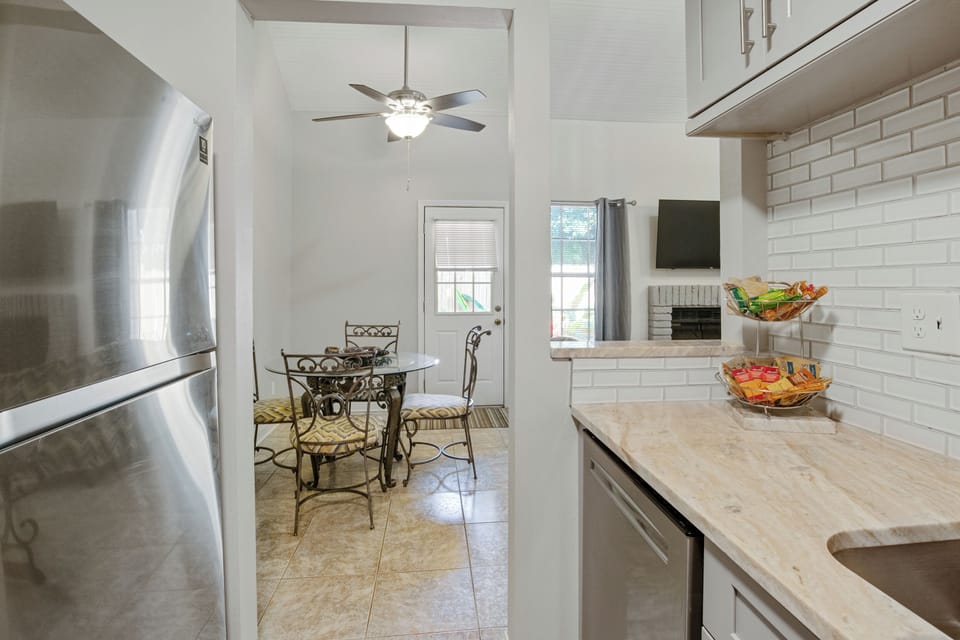looking into dining area from kitchen