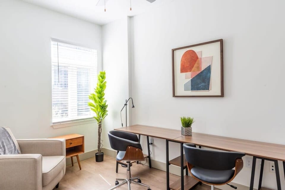 In-room workstation available