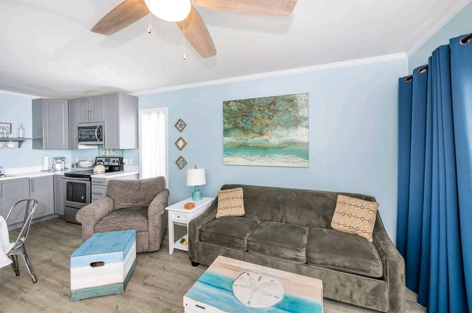 Pullout sofa in living room