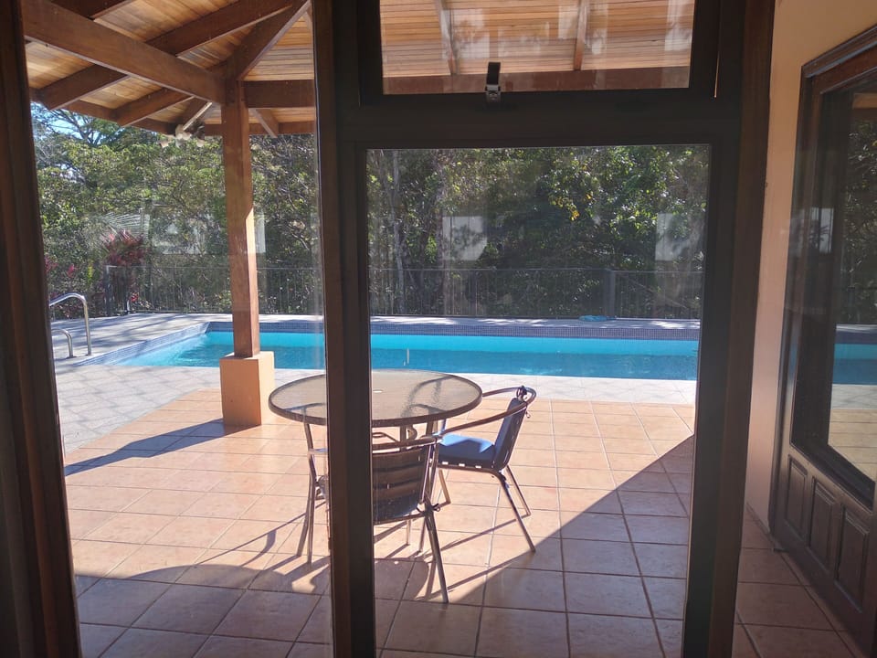Patio and pool
