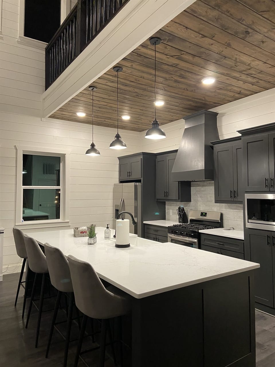 Kitchen with Bar Stools