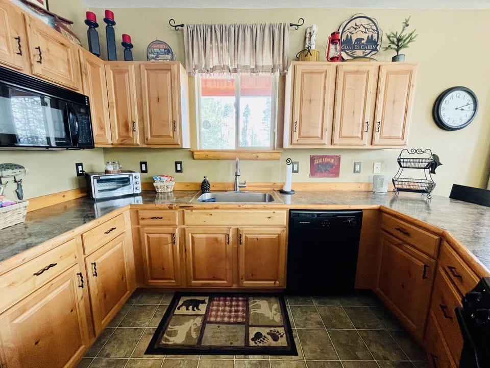Full view of kitchen