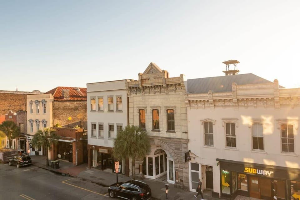 Views of King Street from the terrace