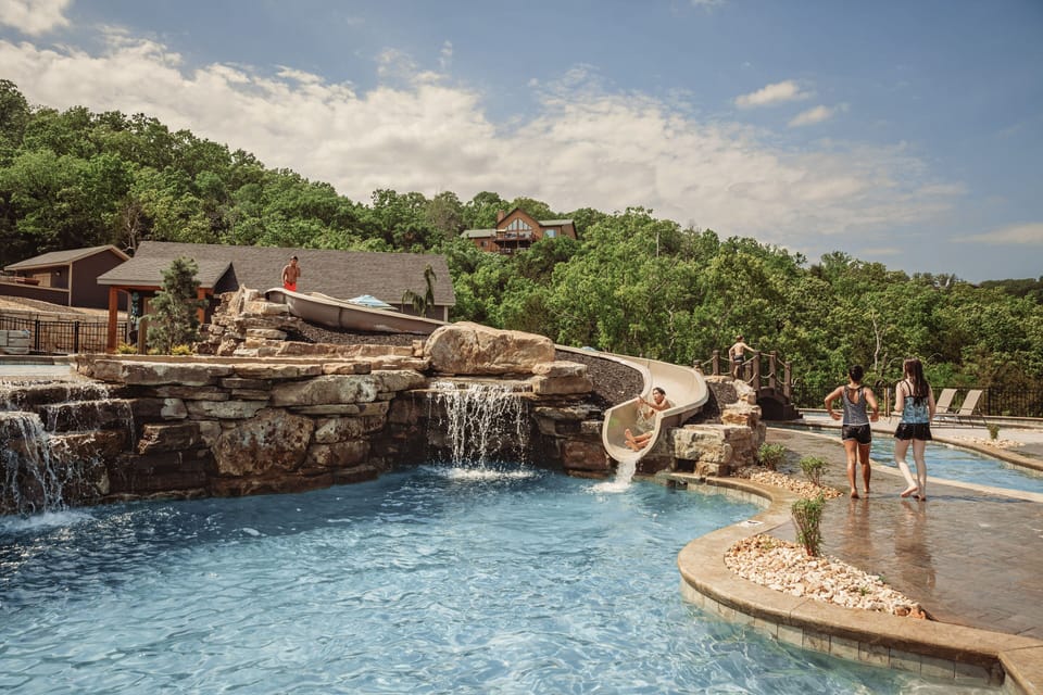 Outdoor Lower Pool and Slide