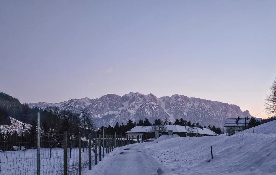 outside