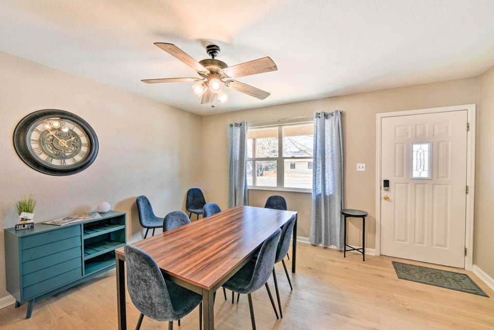 Dining Area | Dishware/Flatware | High Chair | Trash Bags/Paper Towels