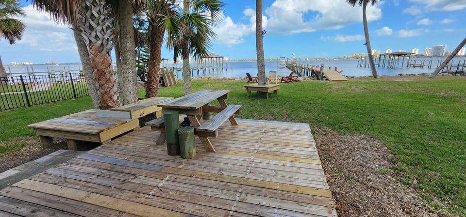 Plenty of outdoor seating areas
