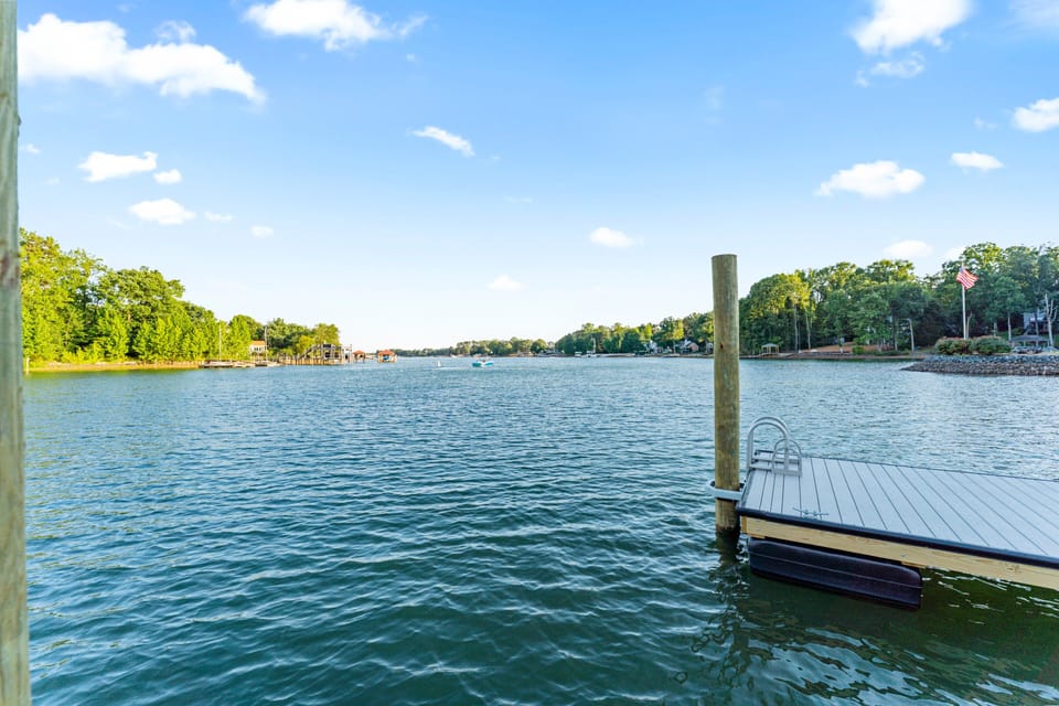 Enjoy the dock area for swimming, parking your boat or dining al fresco.