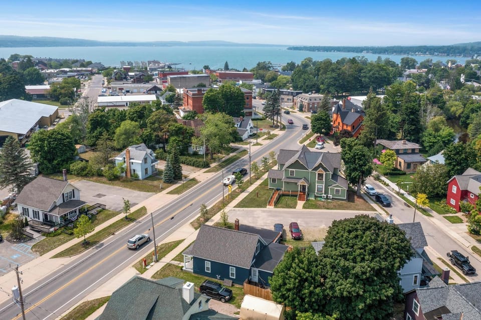 Right Downtown! - This home is right in the heart of downtown and two blocks from Lake Charlevoix