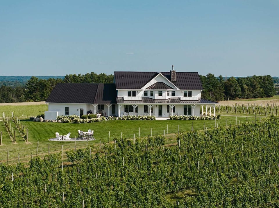 The Ann Riley Farmhouse - Watch the sunset over the Grand Traverse East Bay.
