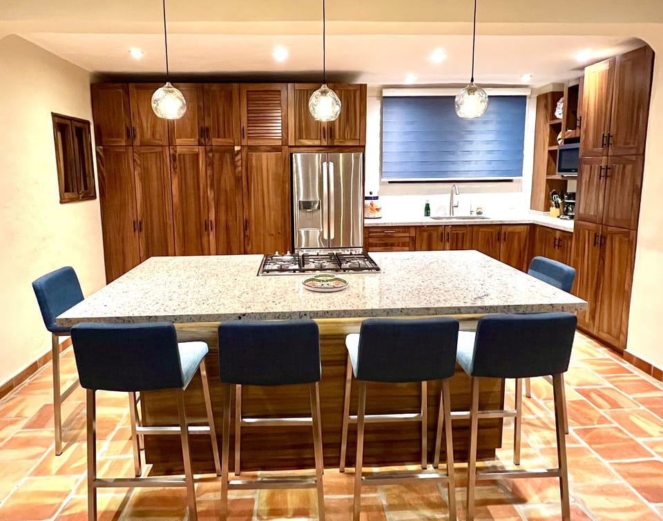 All appliances (including washer and dryer), towels and utensils provided.