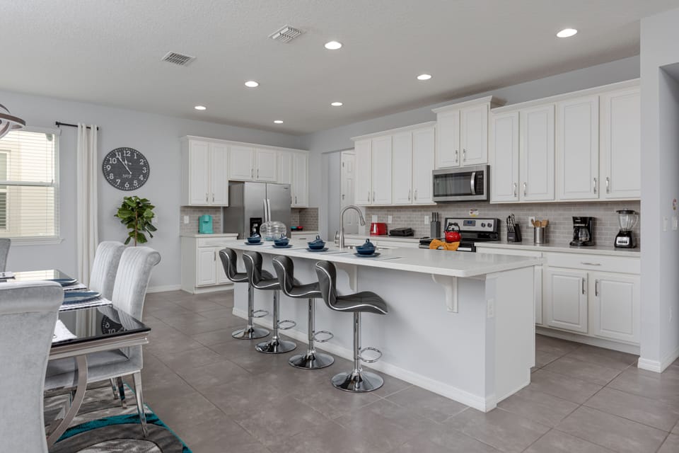 Cook with ease in this open concept kitchen, fully equipped