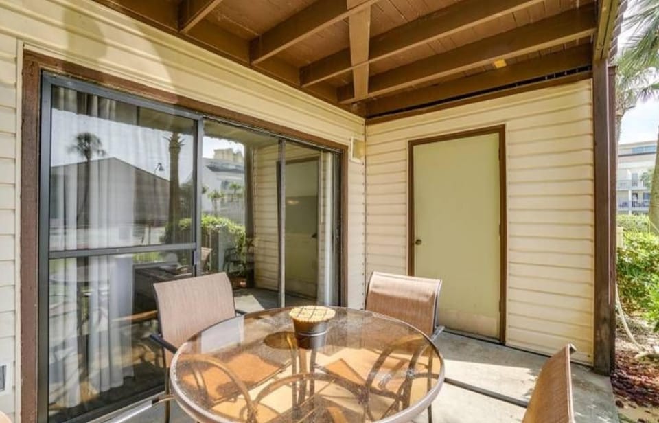Downstairs patio
