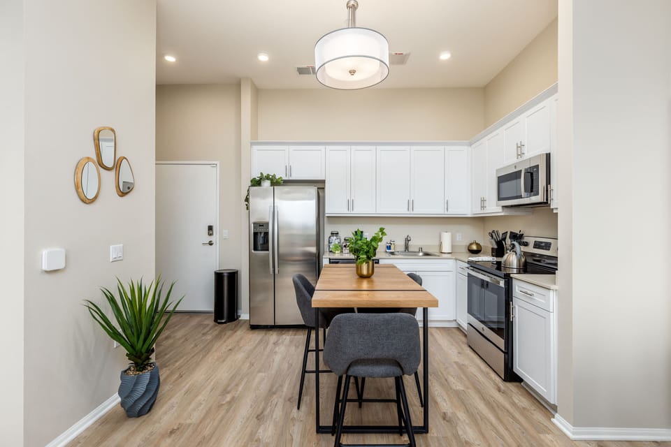 Gorgeous kitchen with custom cabinetry and high-end finishes.