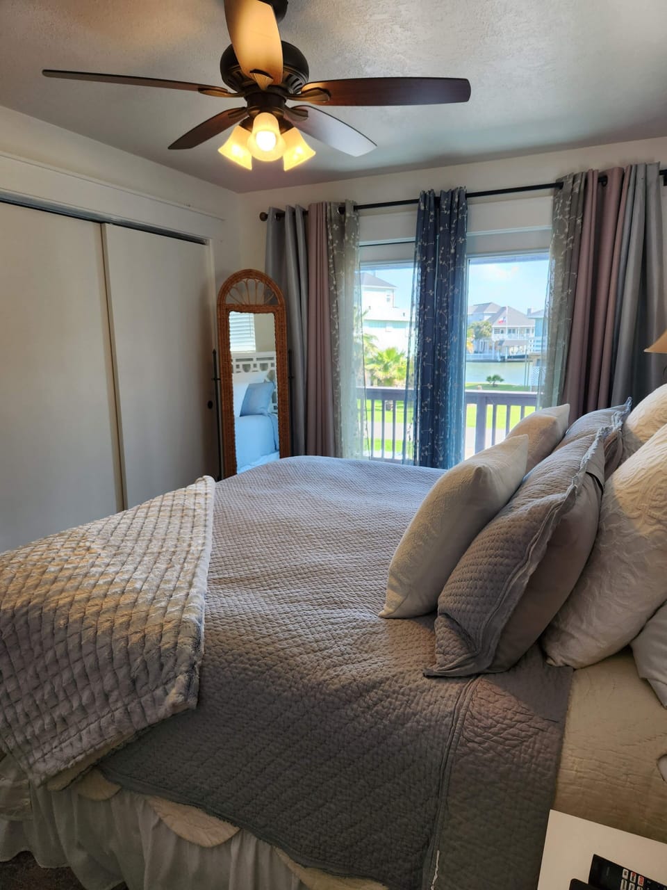 Primary Bedroom with access to the front deck