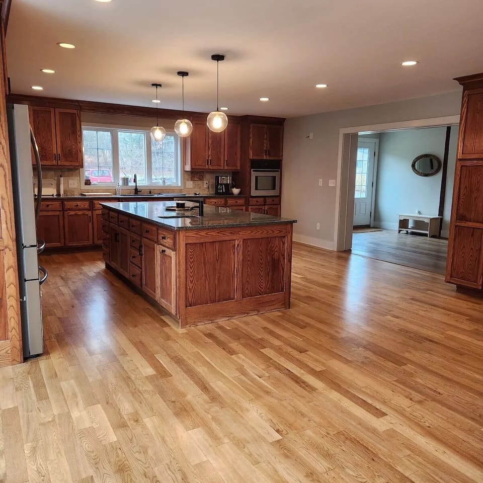 Very large kitchen is an entertainer’s dream. 