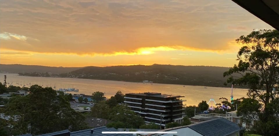 Enjoying the Beautiful sunsets from the balcony and watching the boats go by 
