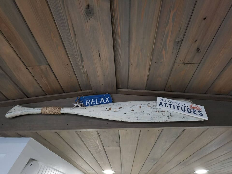 Relax, No Crabby Attitudes here while your on vacation.