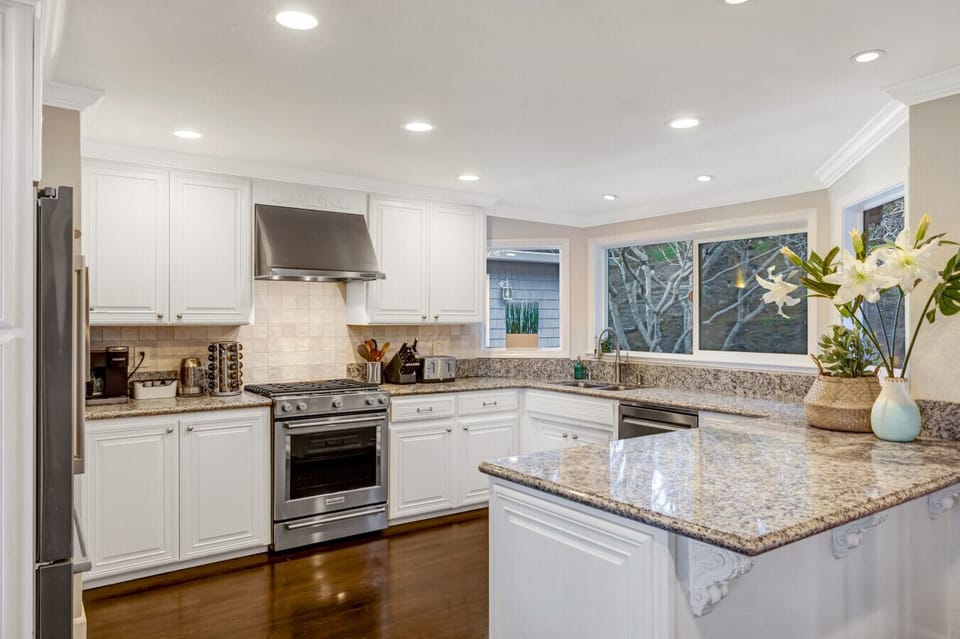 ​​Stocked kitchen for preparing family meals. New range oven (2025), new dishwasher (2025), new refrigerator/freezer (2023).