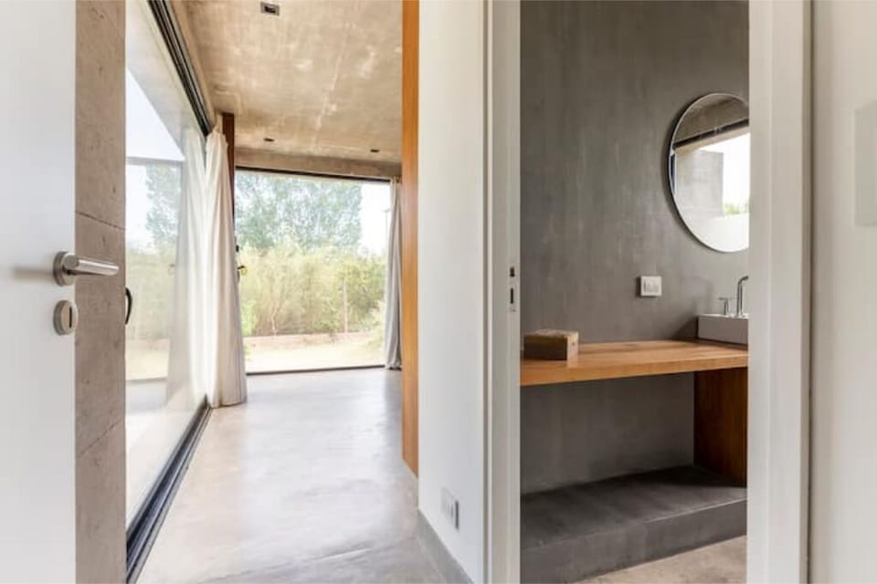 Entrance to the main room with en suite bathroom  
