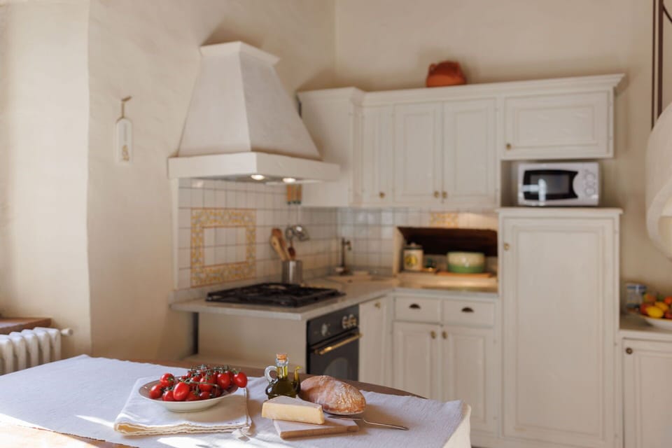 Dining room and kitchen