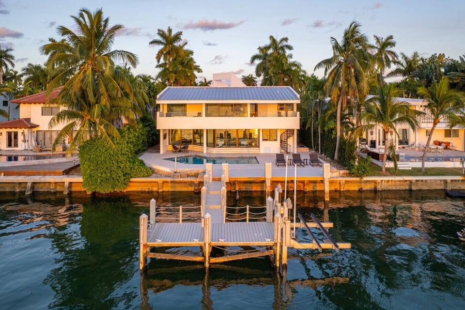 Experience luxury living with direct water access and a private dock