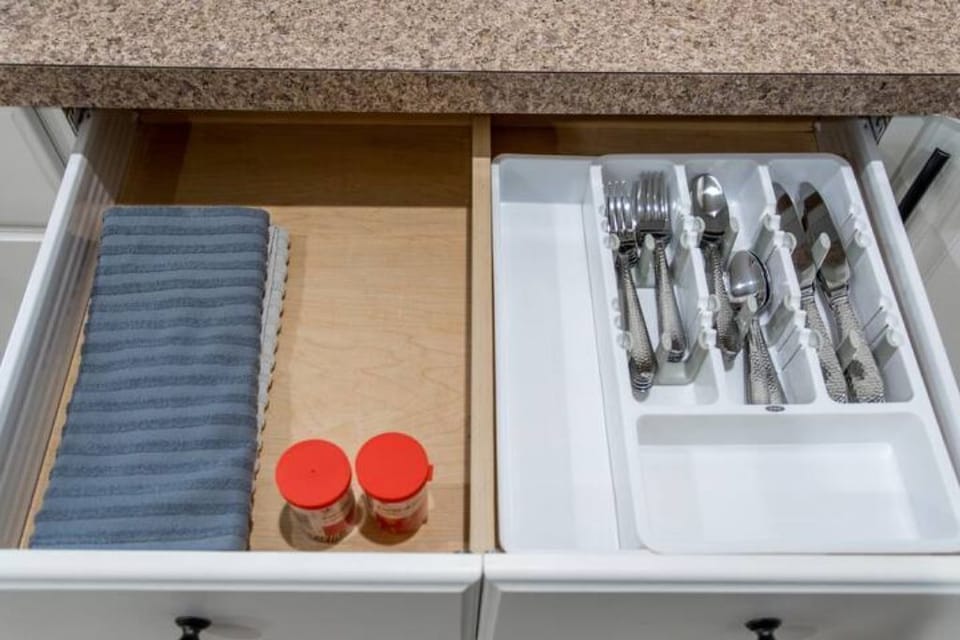 All cutlery and condiments are provided for your convenience