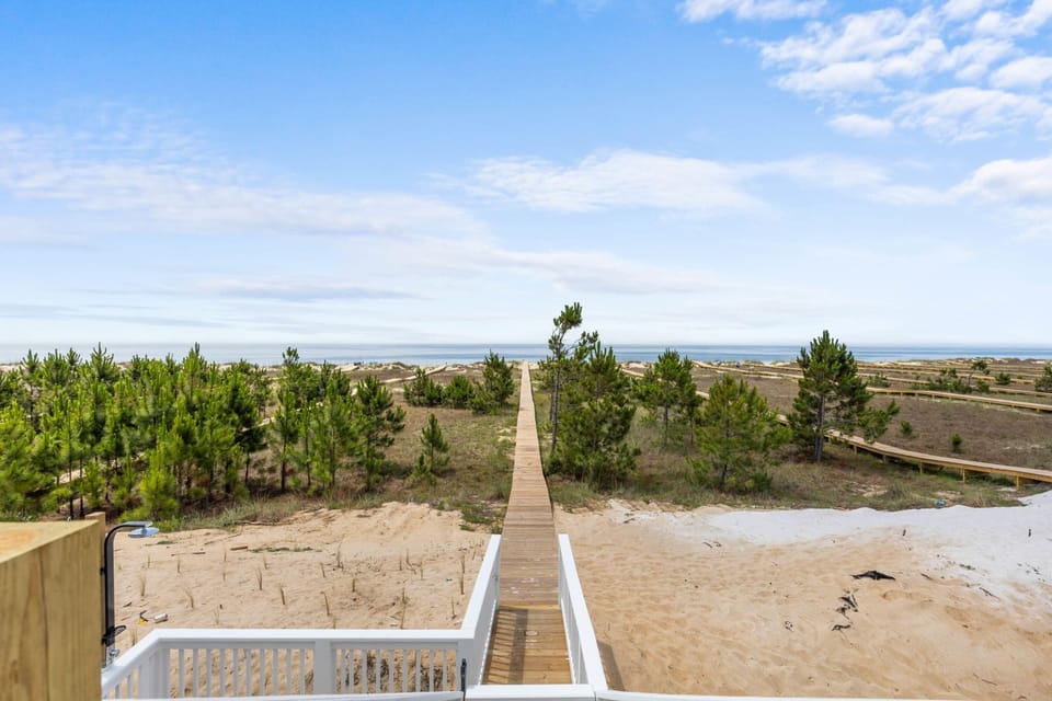 Private Boardwalk to Beach