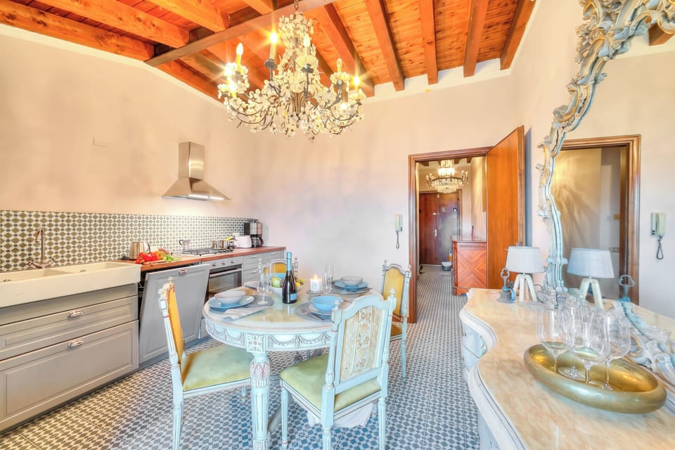 Kitchen and dining area