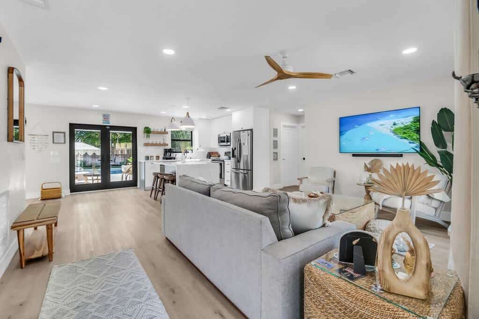 Relax and unwind in the bright, spacious living area.