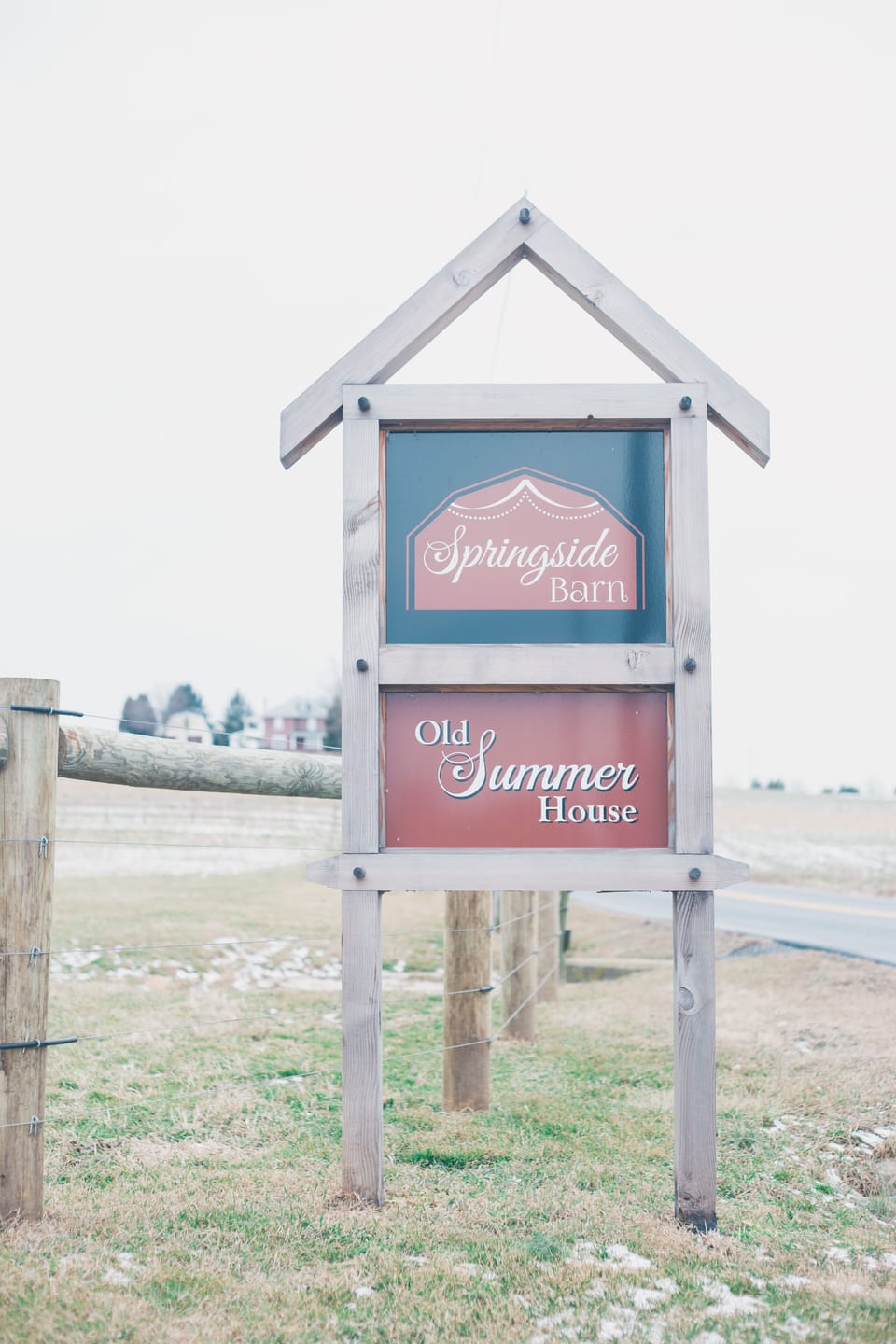 Sign from road