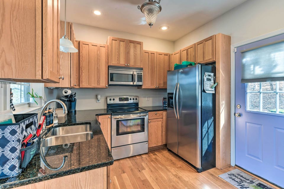 Kitchen | 1st Floor | Ice Maker | Dishware & Flatware | Cooking Basics
