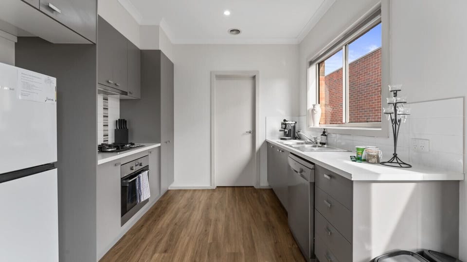 Our kitchens has everything for you to cook a meal, reheat leftovers or simply wash up after takeout!