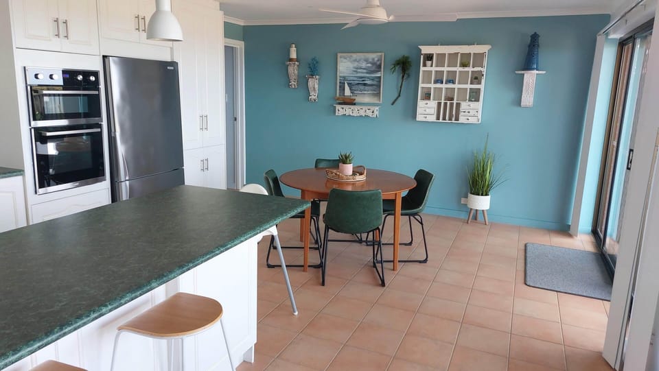 Downstairs kitchen and eating area