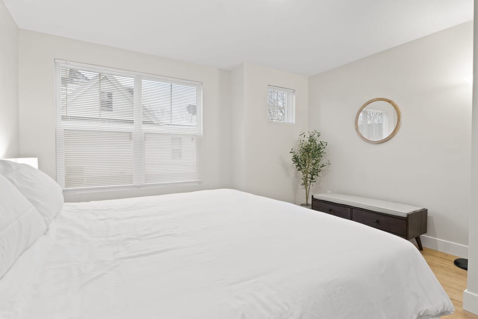 Our cozy and inviting bedroom is the perfect place to recharge and refuel after a busy day of sightseeing, offering the ultimate in comfort and relaxation for a memorable stay