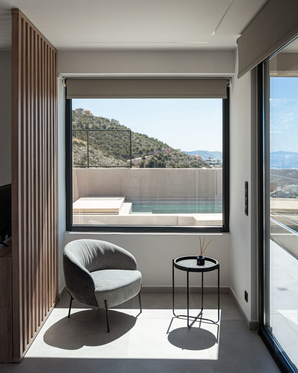 Comfortable Reading Chair Inside The Bedroom