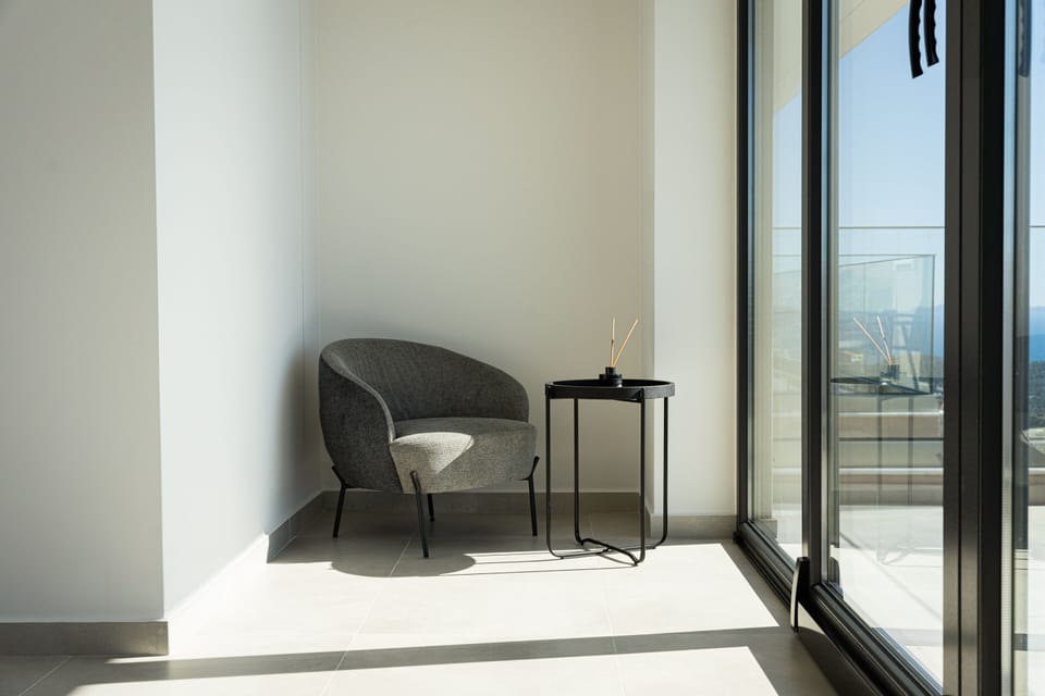 Comfortable Reading Chair Inside The Bedroom