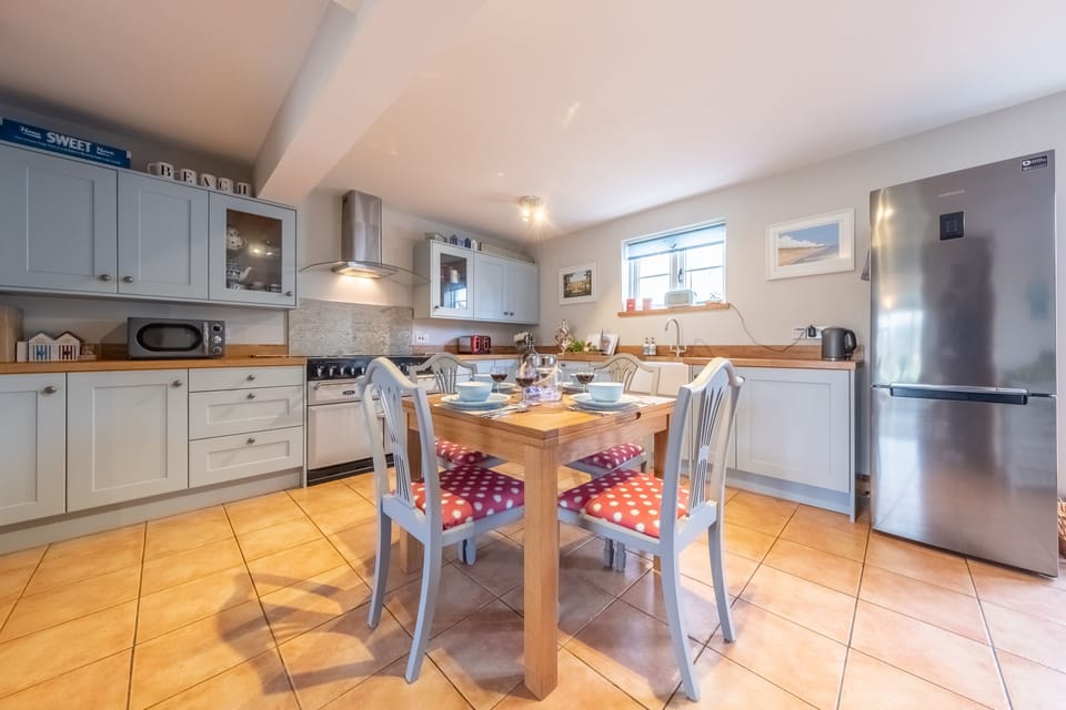 Ground floor: A very spacious well-equipped kitchen