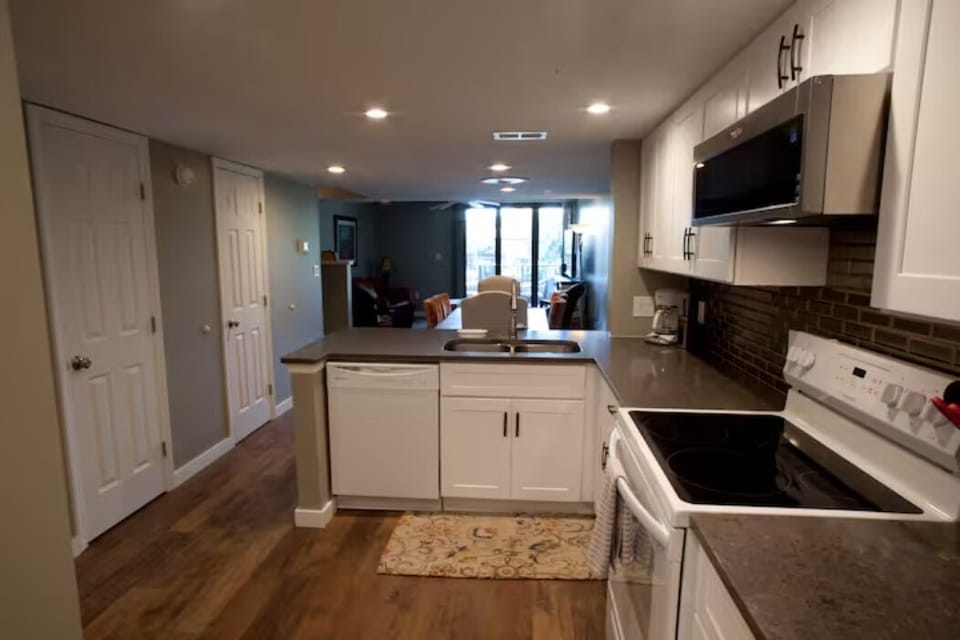 Main floor has an open layout